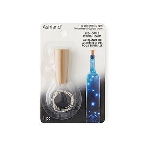 NWT String lights led cork wine bottle decor lighting battery included